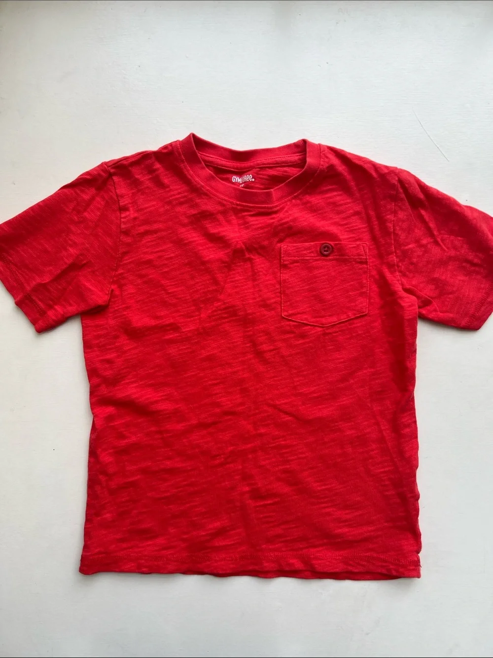 Gymboree Red Short-Sleeve Pocket Tee